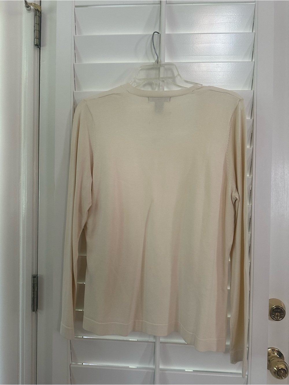 august silk Cream Layered Shell & Open Cardigan Set - Picture 9 of 10